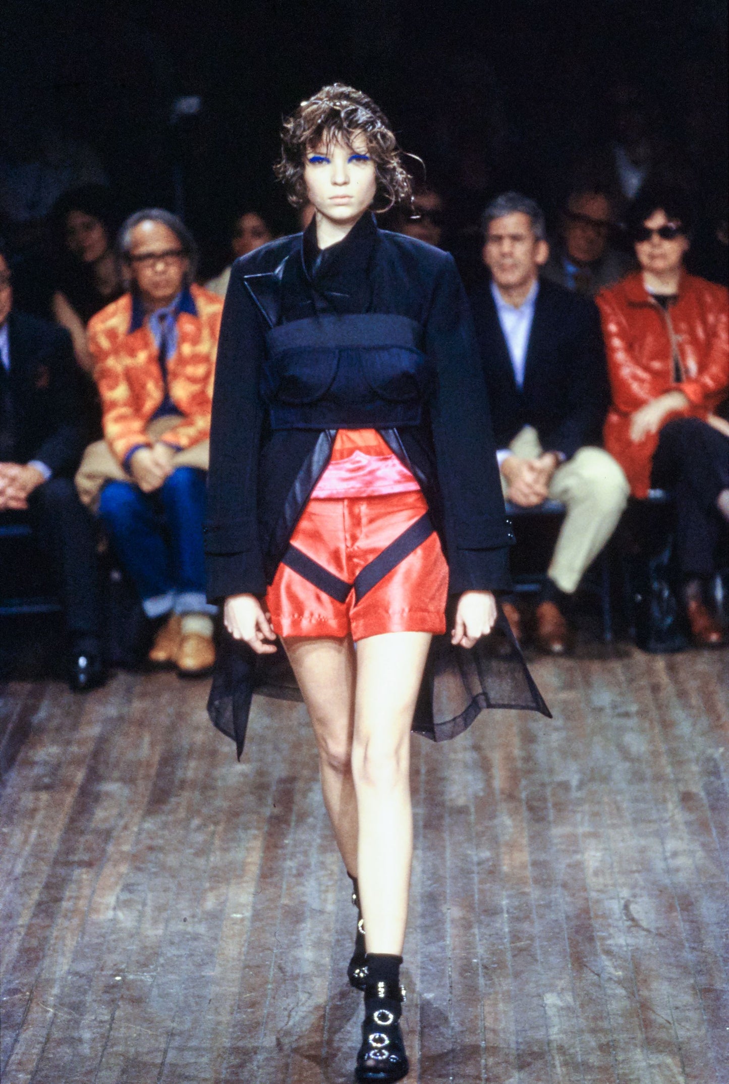 COMME DES GARÇONS FW2001 BLACK WOOL ASYMMETRICAL BLAZER