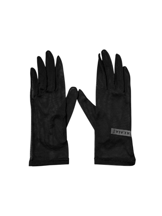 ALAIA 2020s BY PIETER MULIER BLACK MESH GLOVES