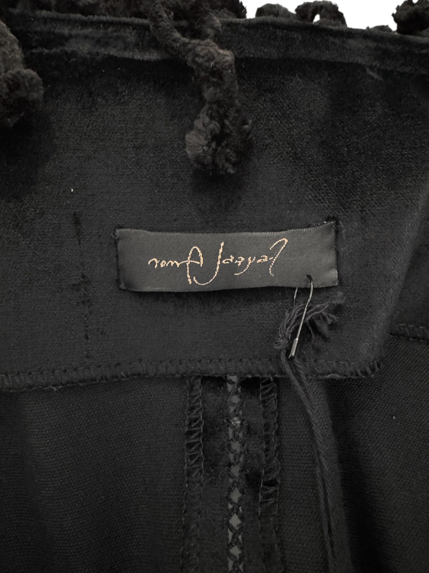 FAYÇAL AMOR FW1994 BLACK VELVET CORSET JACKET