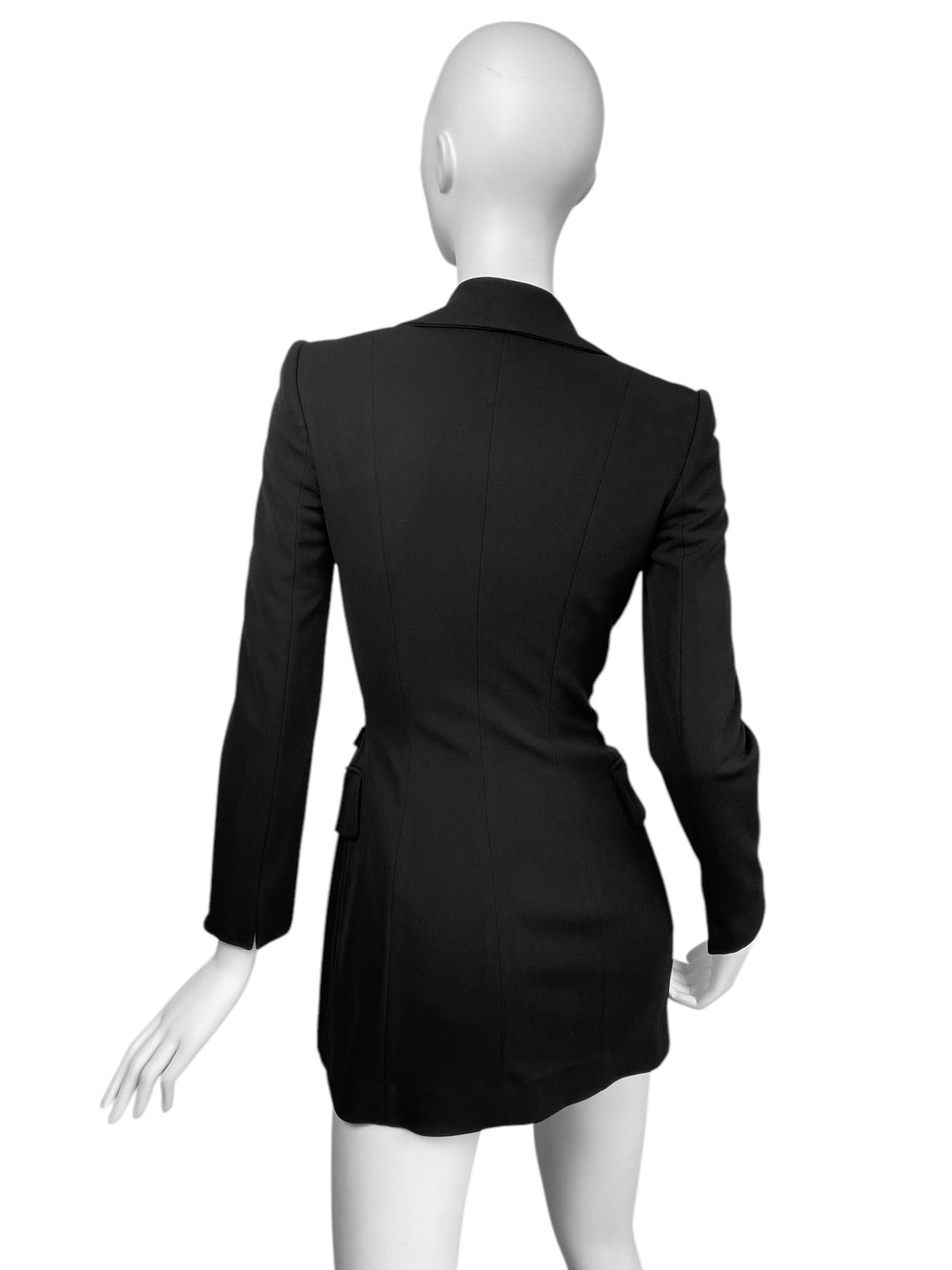 PLEIN SUD 1990s BLACK BLAZER DRESS