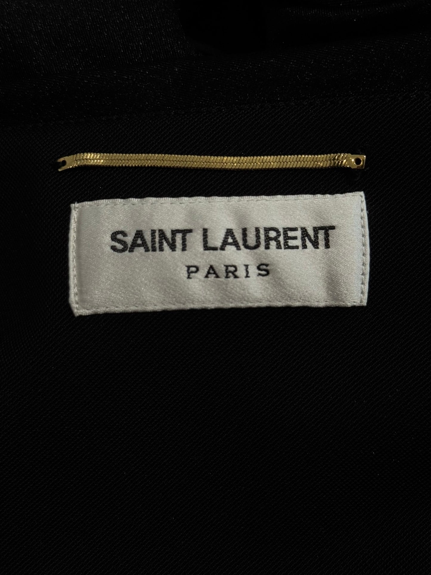 SAINT LAURENT SS2022 BY ANTHONY VACCARELLO BLACK ASYMMETRICAL CUT OUT MAXI DRESS
