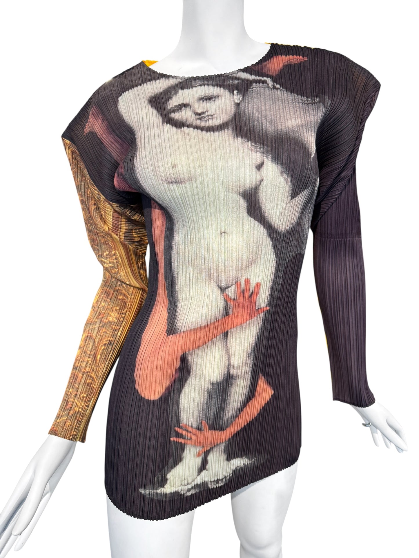 PLEATS PLEASE ISSEY MIYAKE FW1996 X YASUMASA MORIMURA « LA SOURCE PORTRAIT » PLEATED TOP