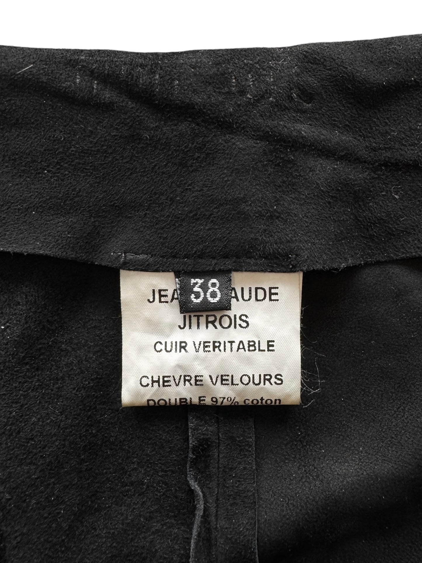 JITROIS 2000s BLACK LEATHER PANTS