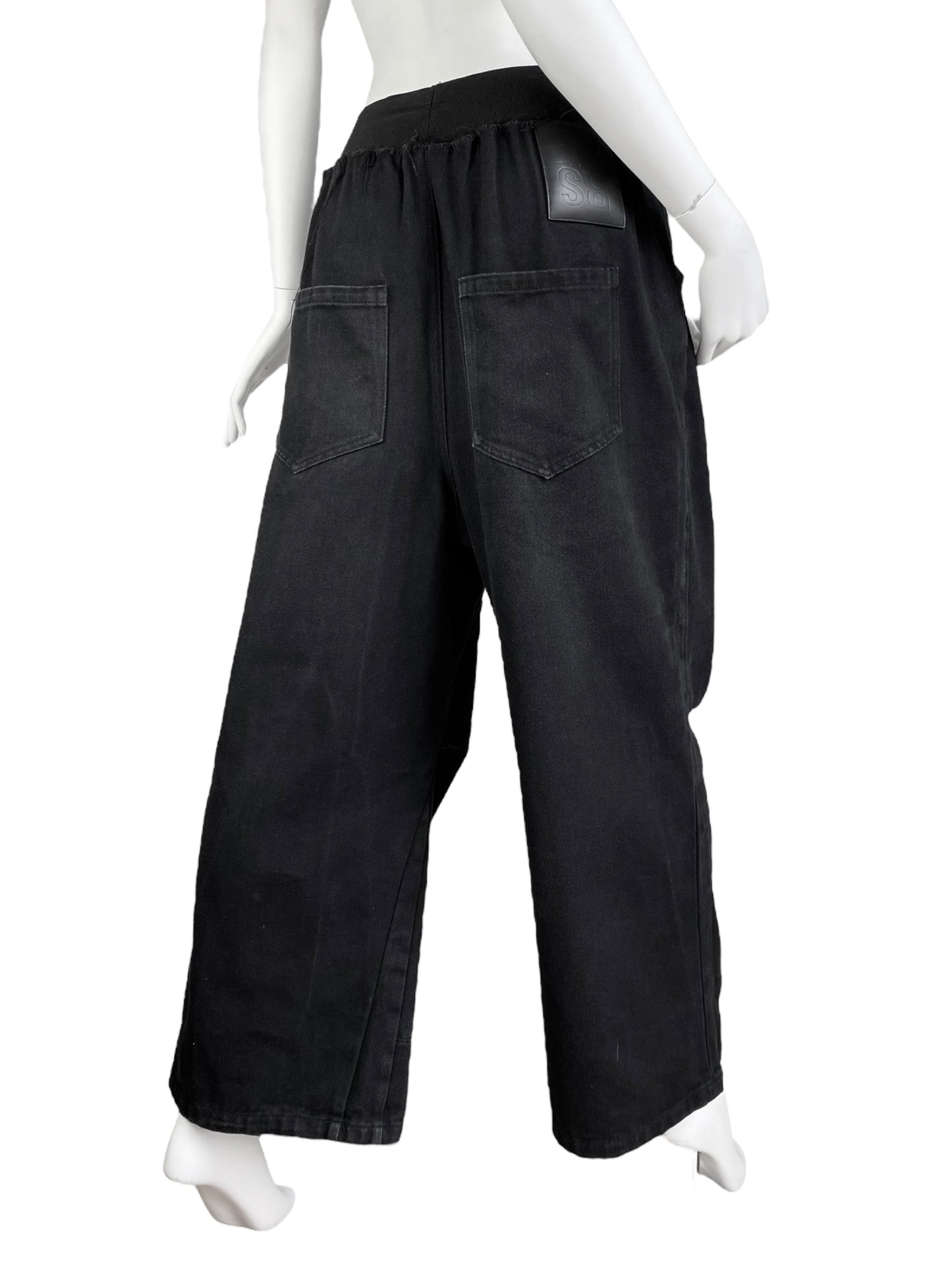 RAF SIMONS FW2022 BLACK BAGGY JEANS