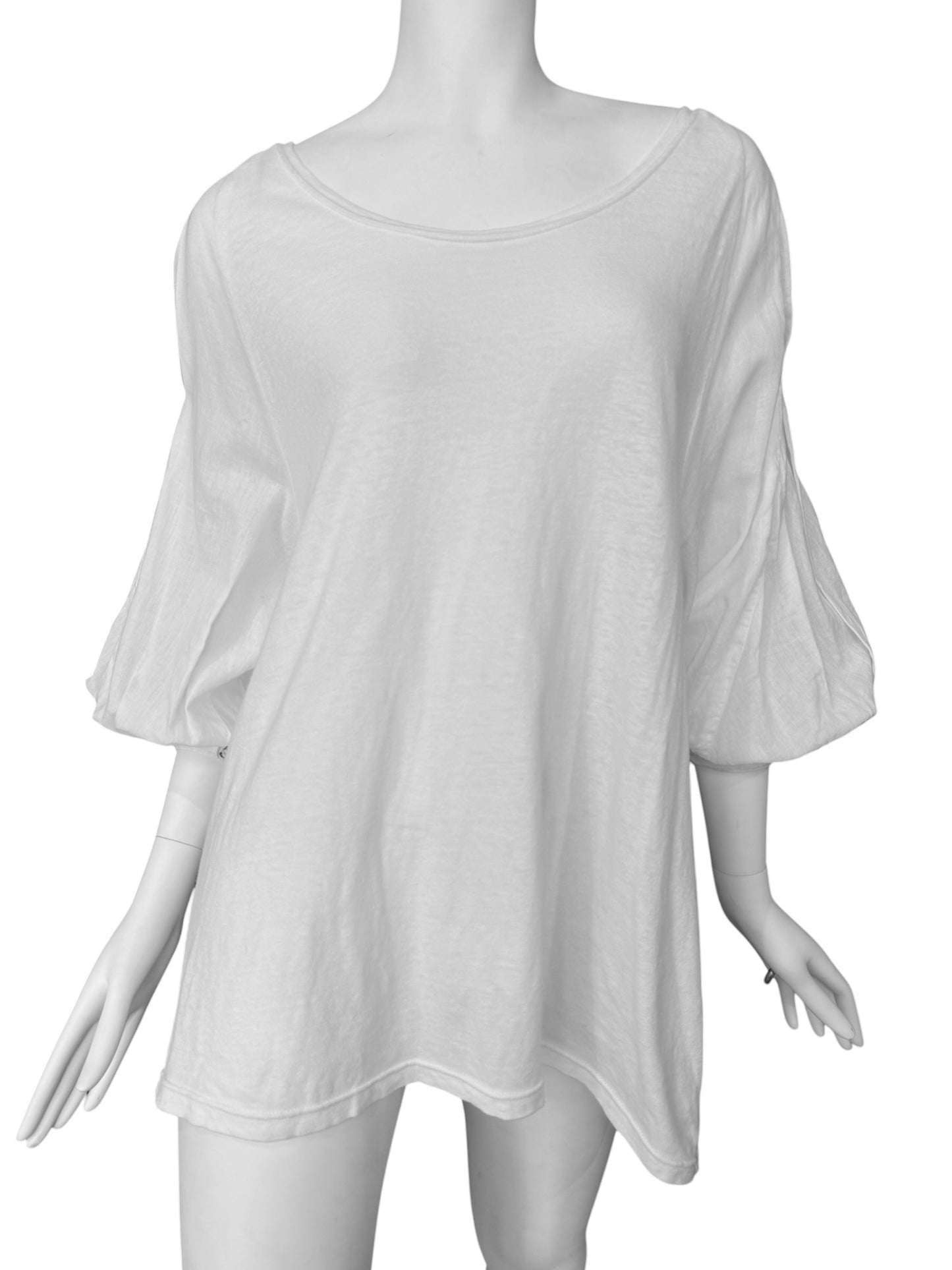 KAPITAL 2000s WHITE OVERSIZE BLOUSE