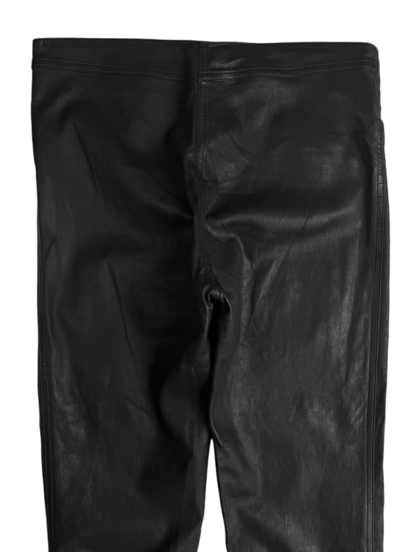 JITROIS 2010s BLACK LEATHER PANTS