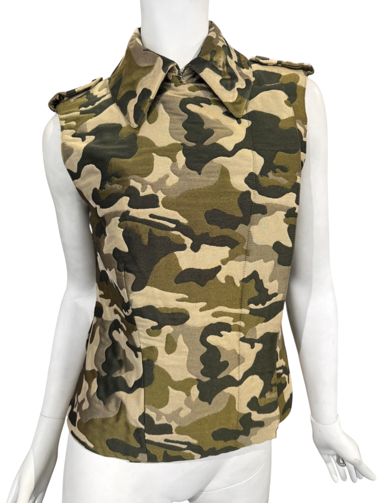 ALEXANDER MCQUEEN SS1998 ‘GOLDEN SHOWER’ CAMO VEST