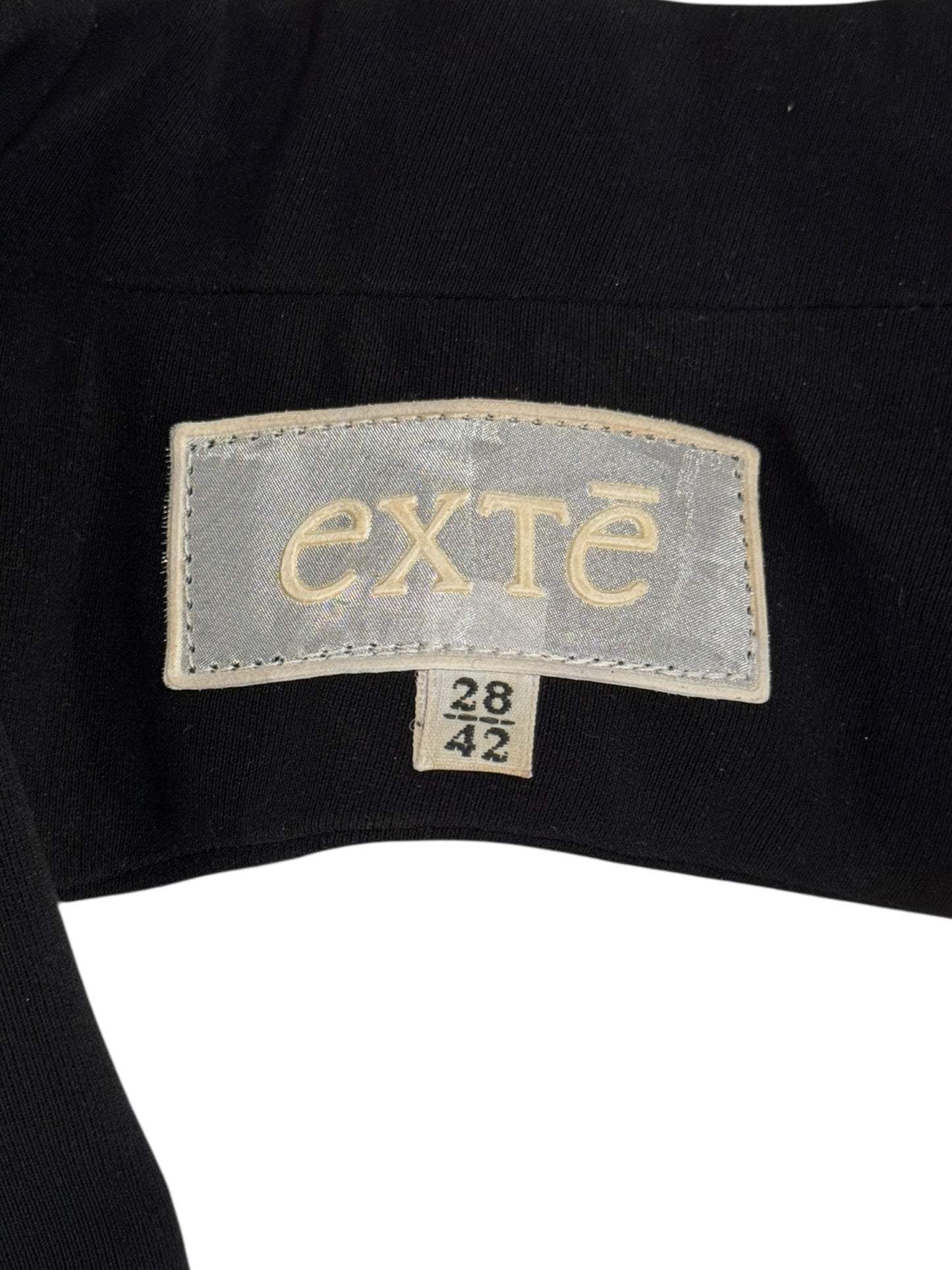 EXTÈ 1990s BLACK BACKLESS WAISTCOAT