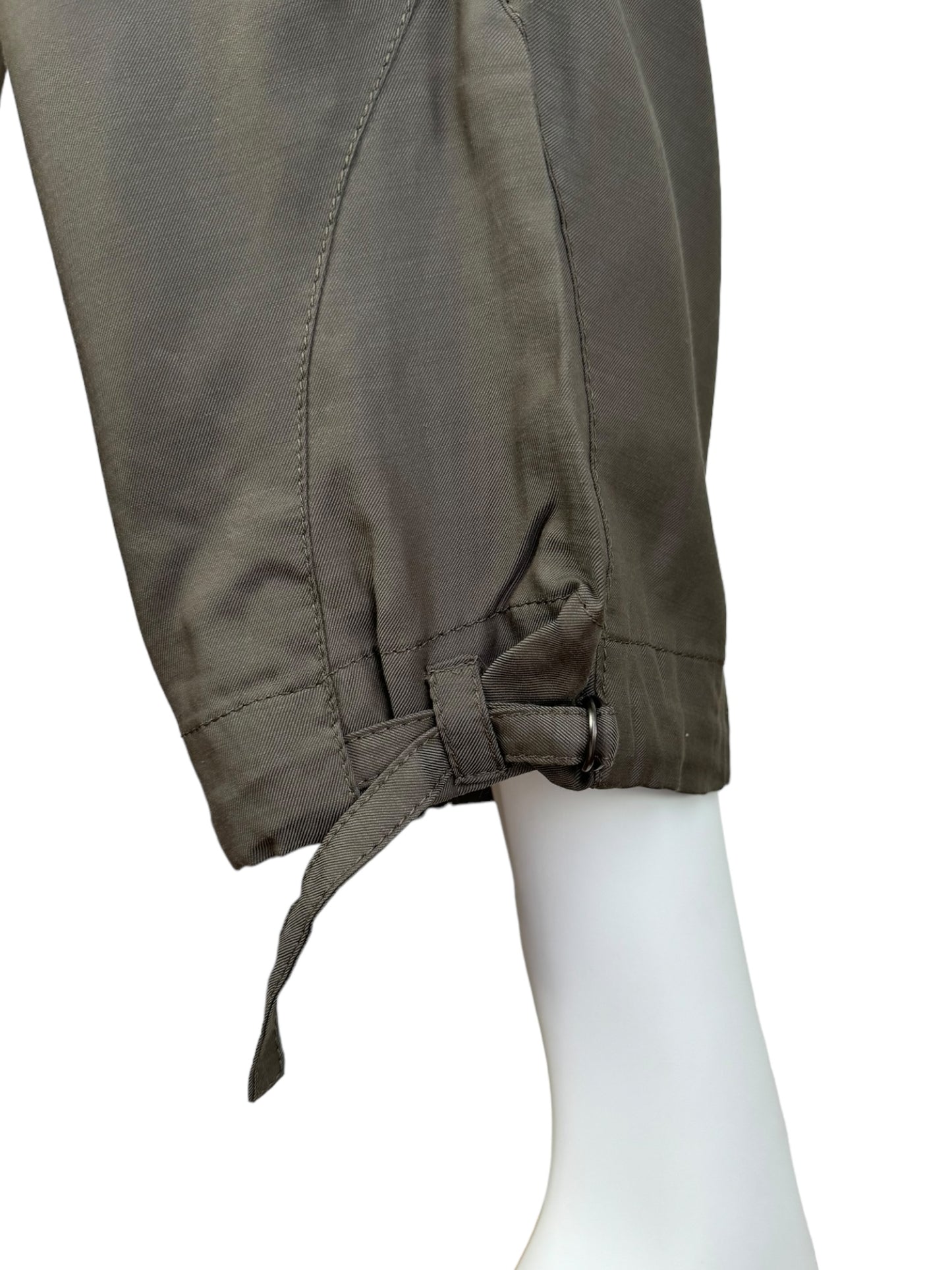 HIROKO KOSHINO 2010s KHAKI PARACHUTE PANTS