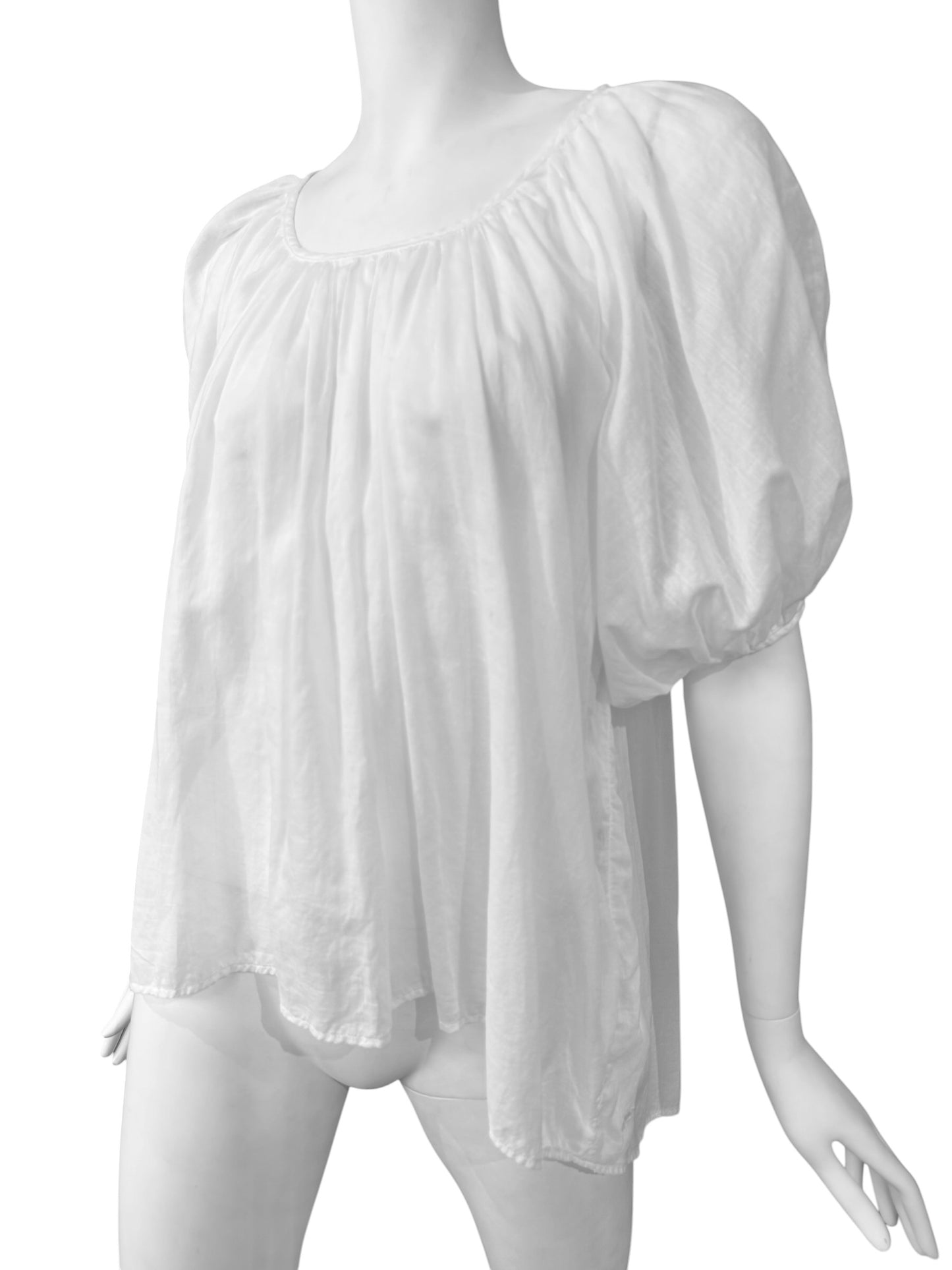 KAPITAL 2000s WHITE ROMANTIC BLOUSE