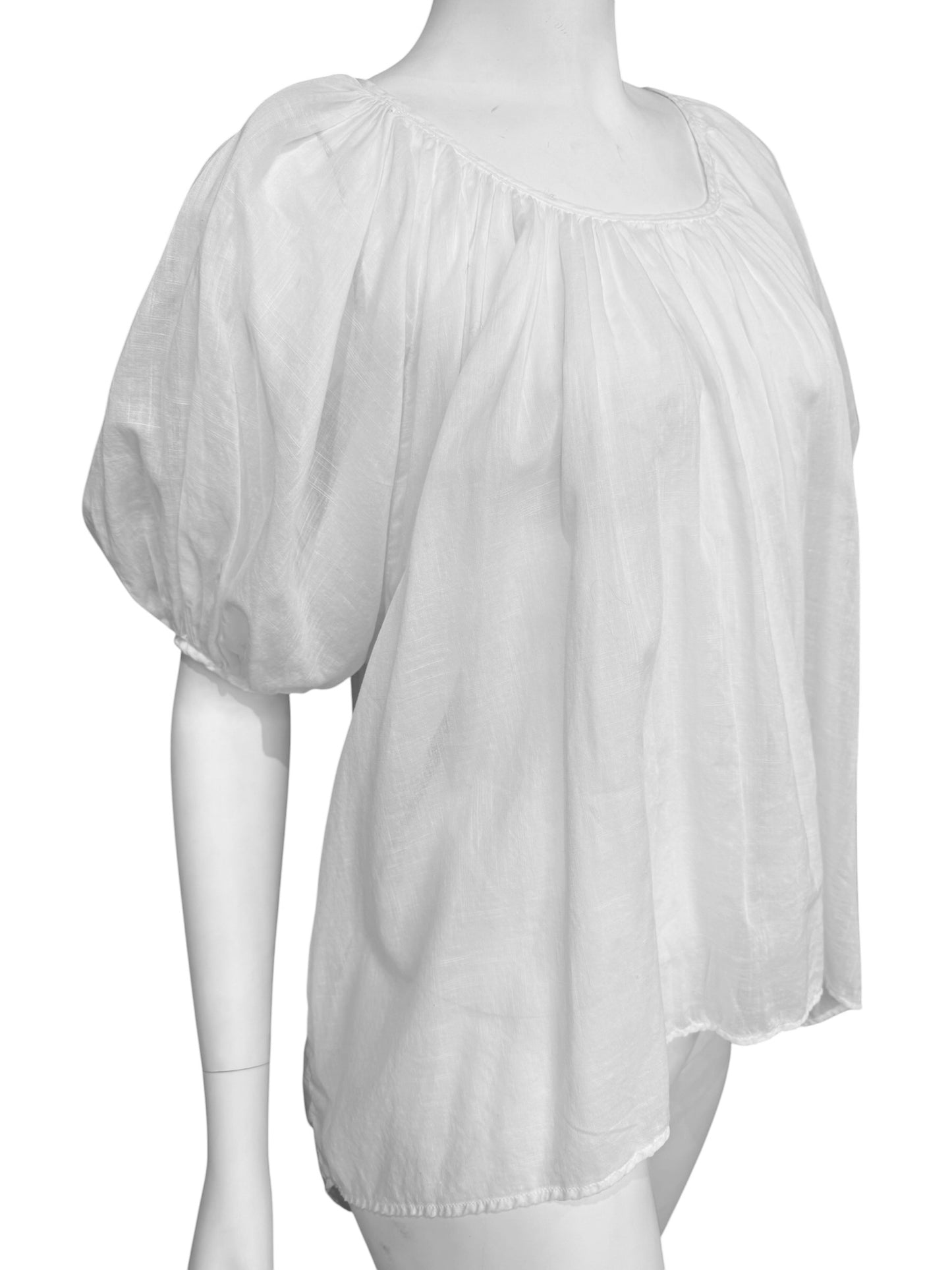 KAPITAL 2000s WHITE ROMANTIC BLOUSE