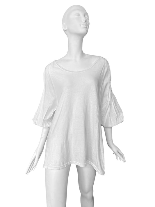 KAPITAL 2000s WHITE OVERSIZE BLOUSE