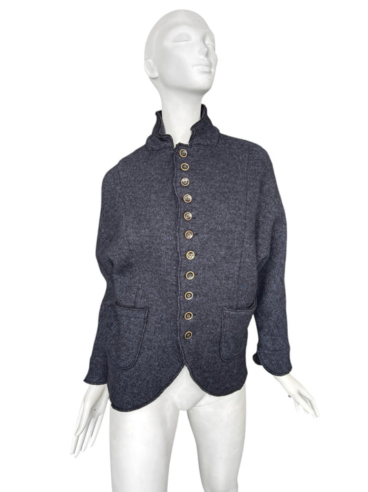 KAPITAL 2010s BLUE WOOL JACKET