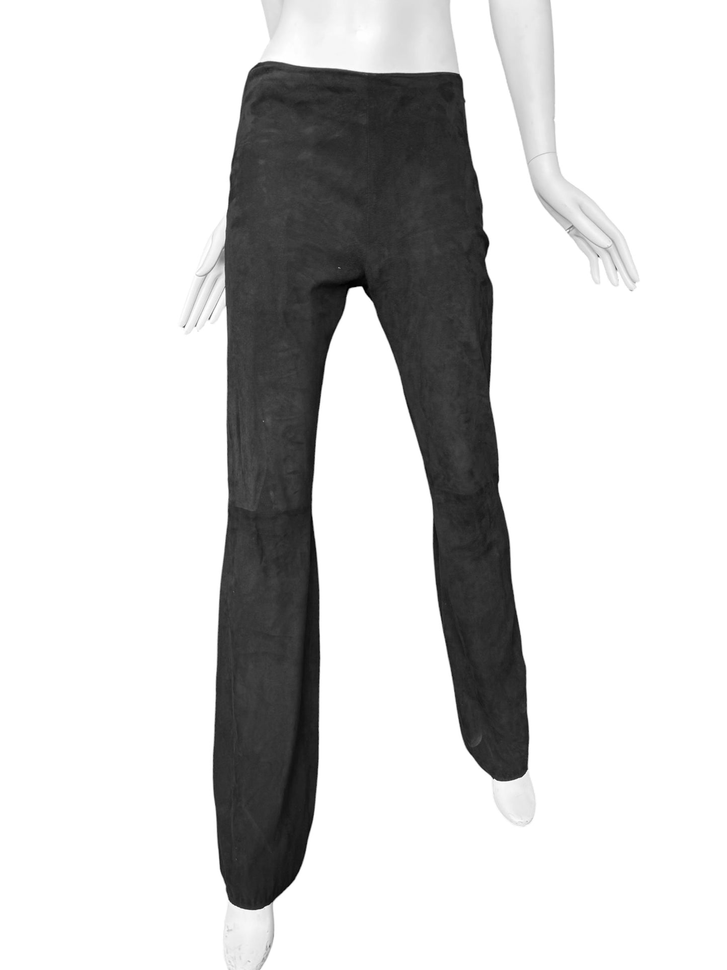 JITROIS 2000s BLACK LEATHER PANTS