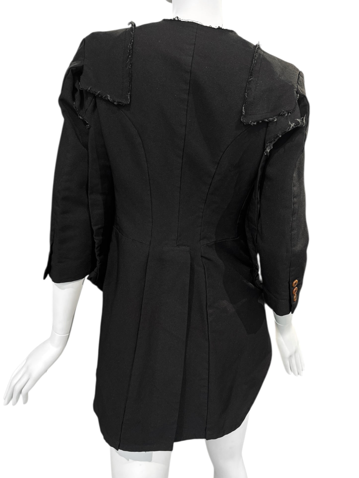 COMME DES GARÇONS SS2013 BLACK DECONSTRUCTED JACKET