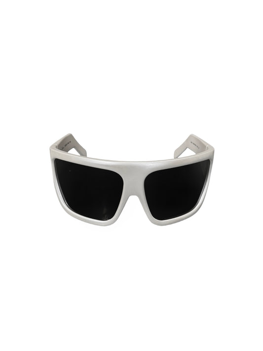 RICK OWENS FW2022 ‘STROBE’ WHITE MASK SUNGLASSES