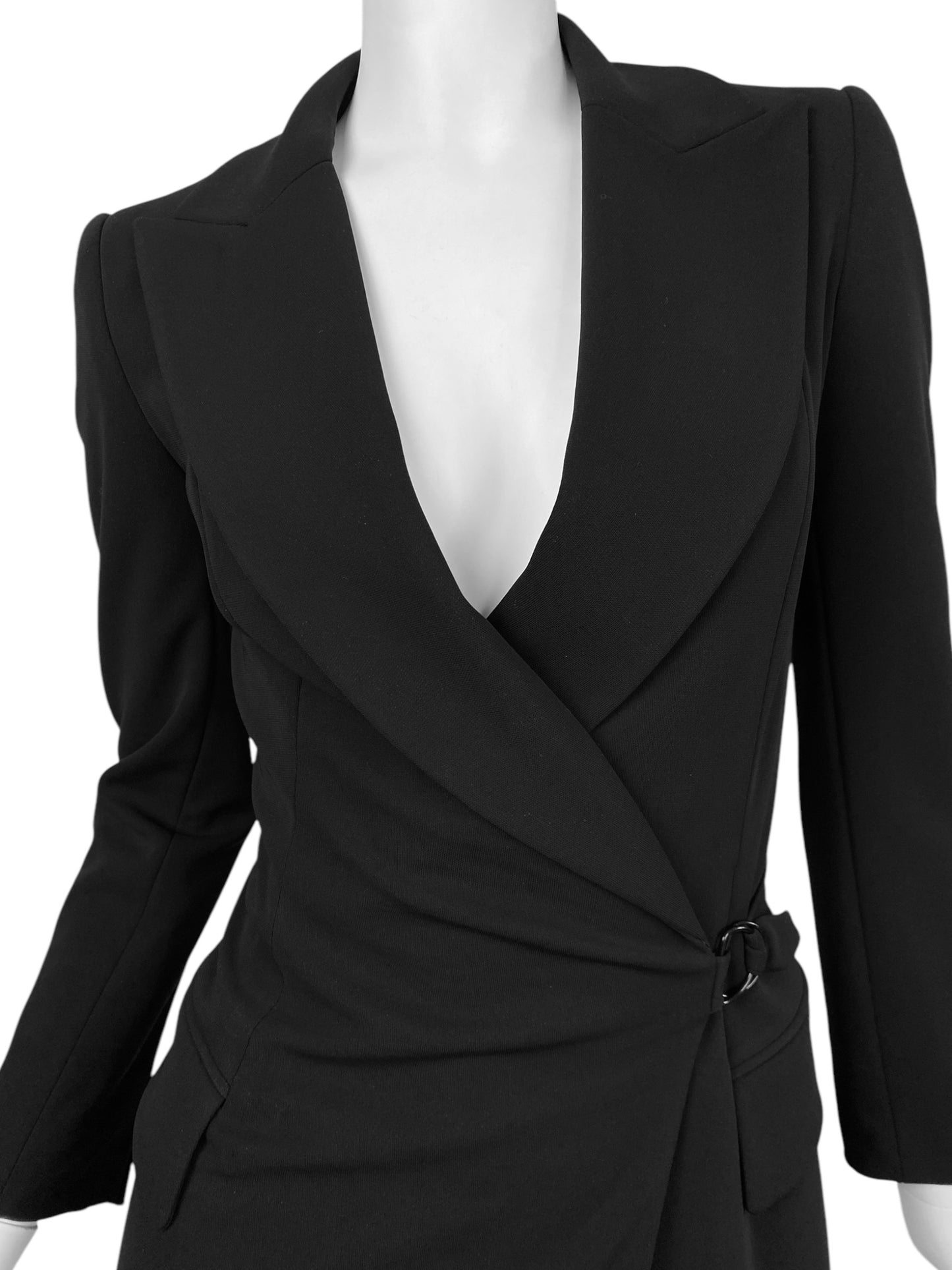 PLEIN SUD 1990s BLACK BLAZER DRESS