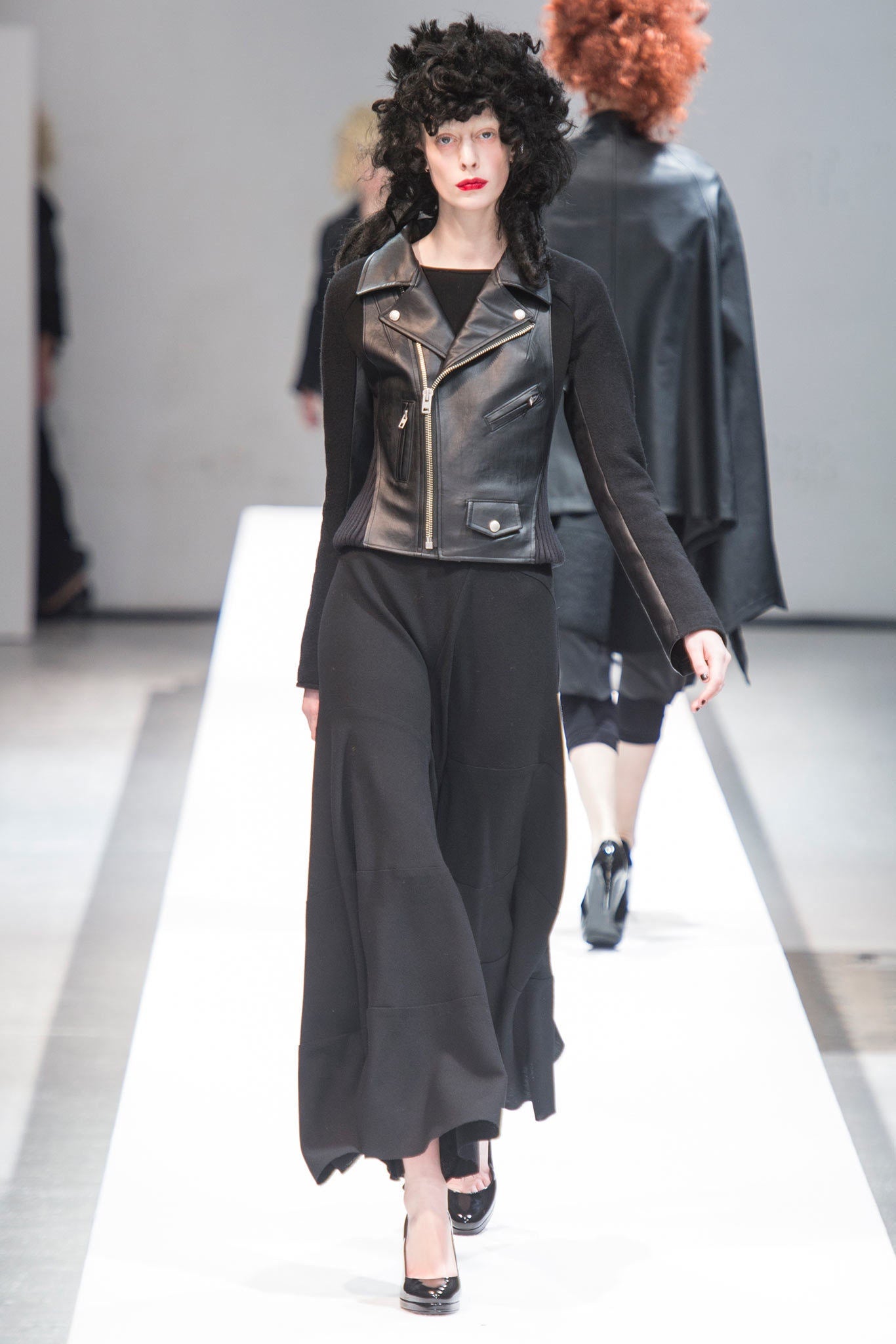 JUNYA WATANABE FW2013 BLACK WOOL WIDE LEG « CULOTTES »PANTS