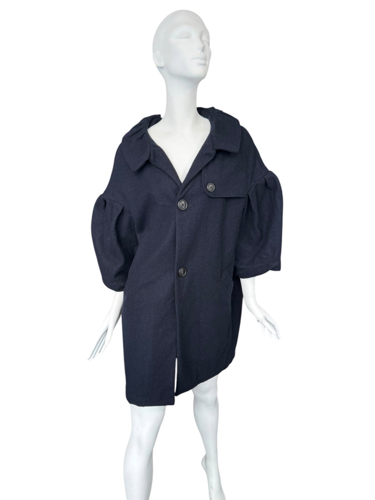 KAPITAL 2010s NAVY BLUE OVERSIZE JACKET