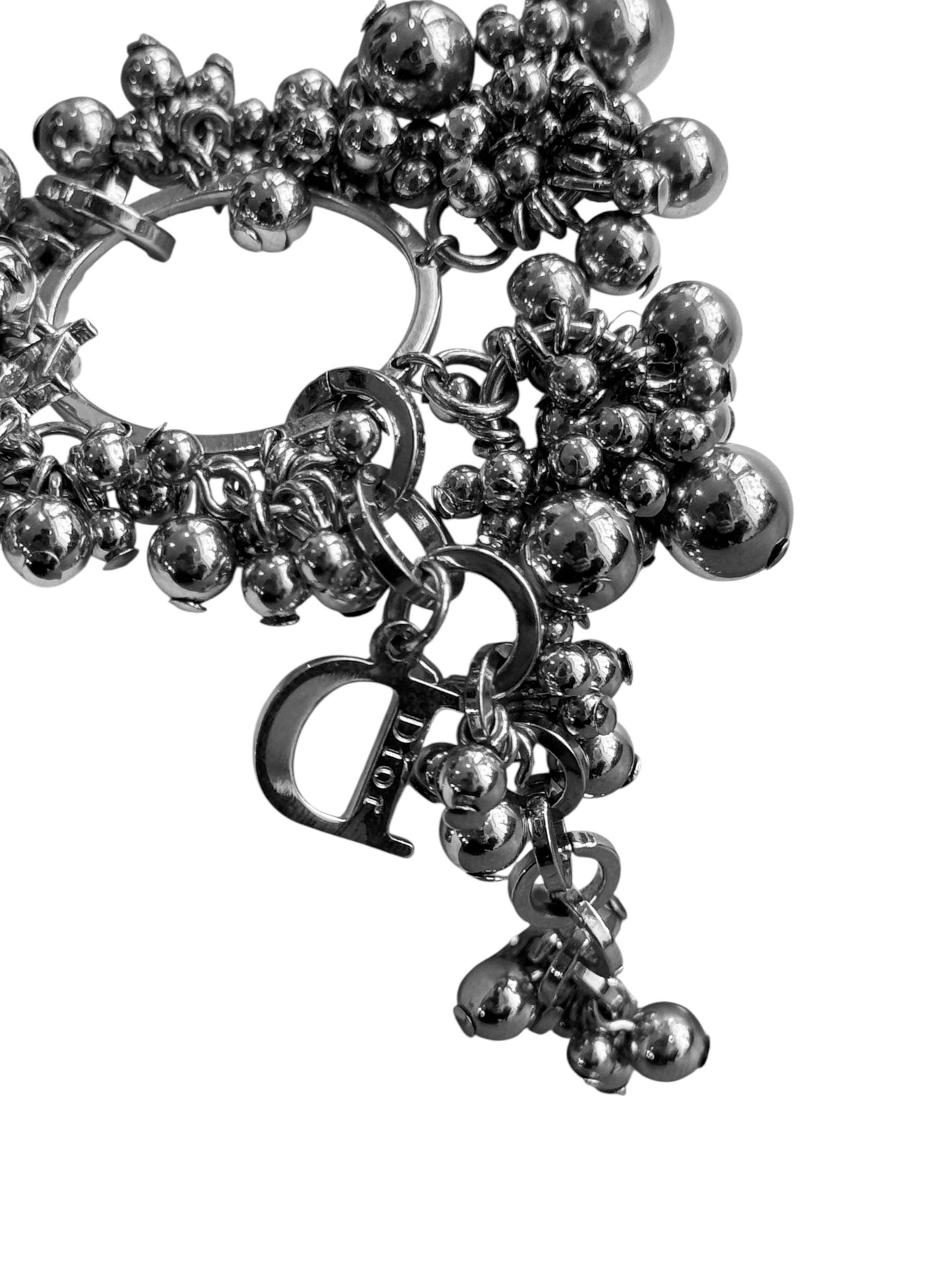 DIOR 2000s BY GALLIANO SILVER PLATED TRINKET BRACELET