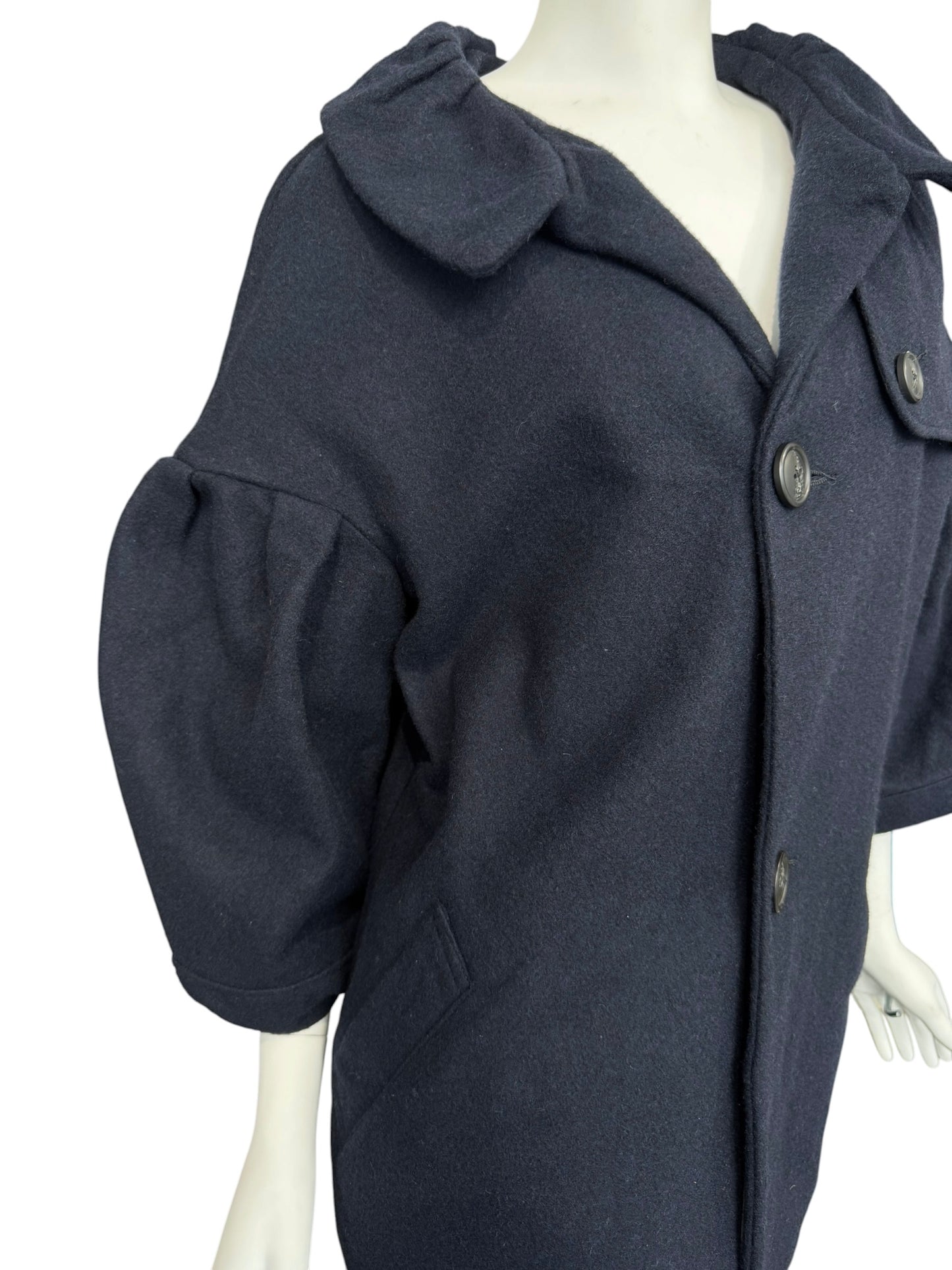 KAPITAL 2010s NAVY BLUE OVERSIZE JACKET