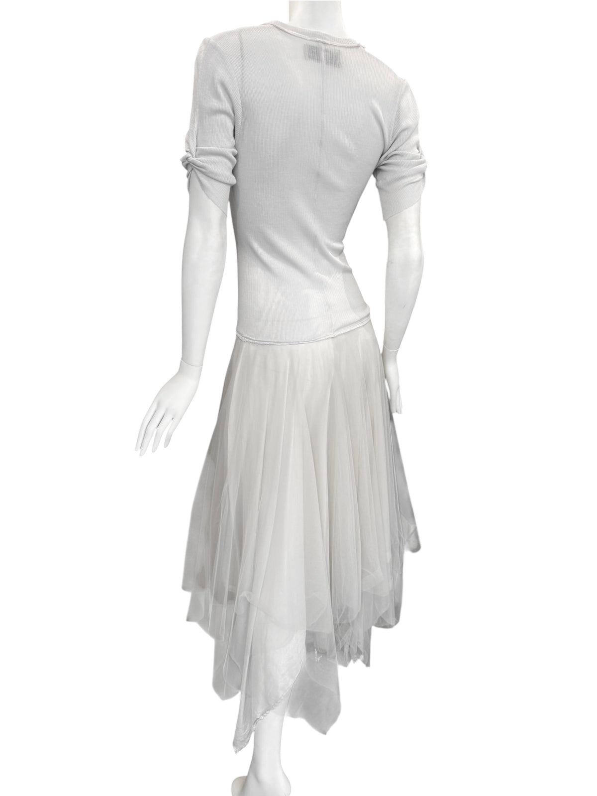 MARC LE BIHAN 2020s LIGHT GREY BALLERINA MAXI DRESS