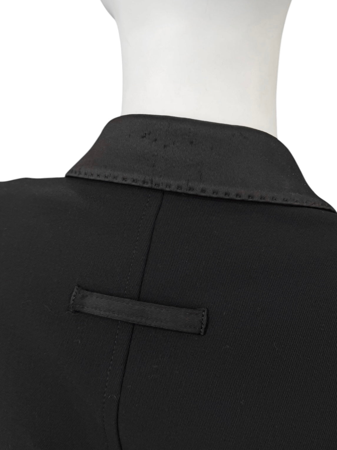 JEAN PAUL GAULTIER 2000s BLACK WOOL DOUBLE BREASTED MAXI DRESS
