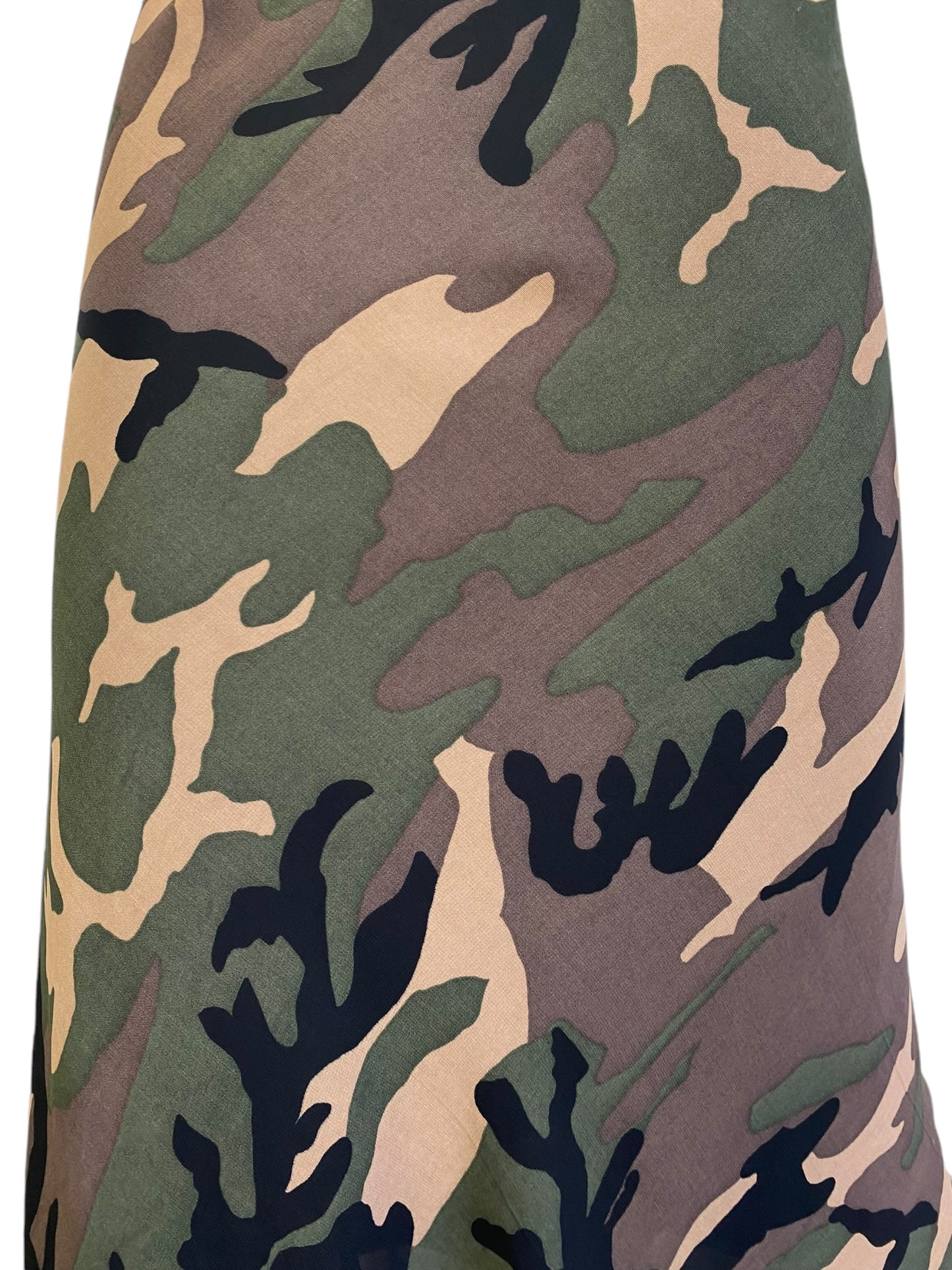 KADRA 2000s CAMO MAXI SKIRT