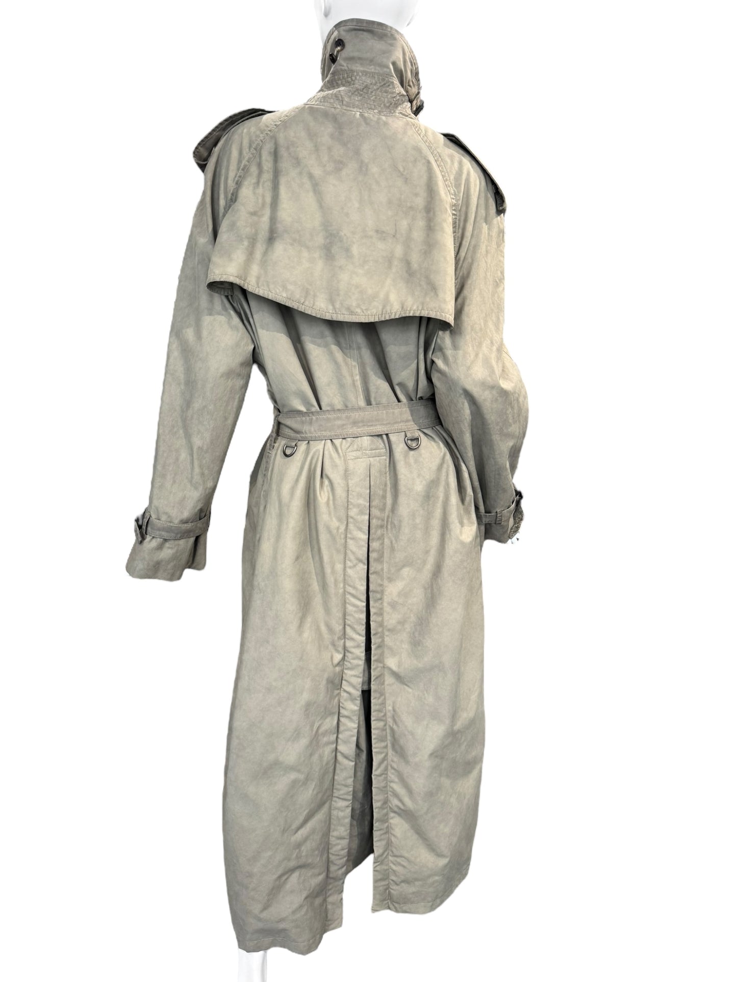 MAISON MARGIELA FW2019 BY JOHN GALLIANO BEIGE DESTRUCTURED TRENCH COAT