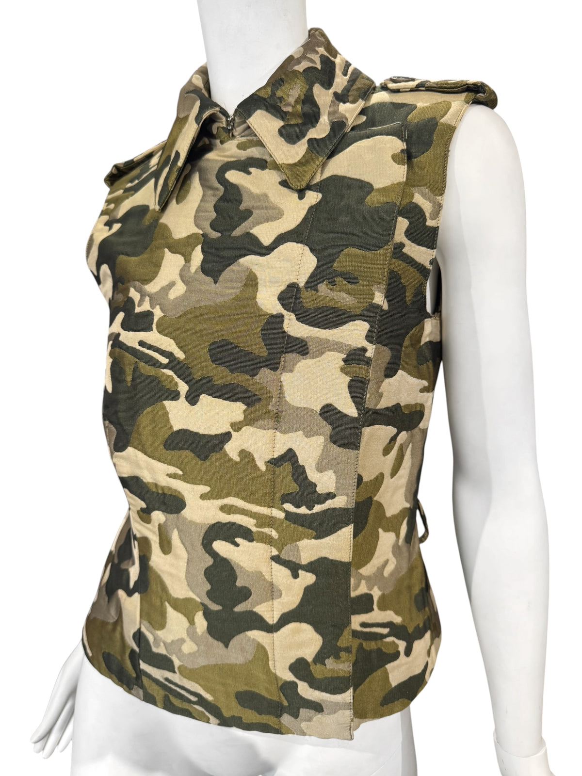 ALEXANDER MCQUEEN SS1998 ‘GOLDEN SHOWER’ CAMO VEST