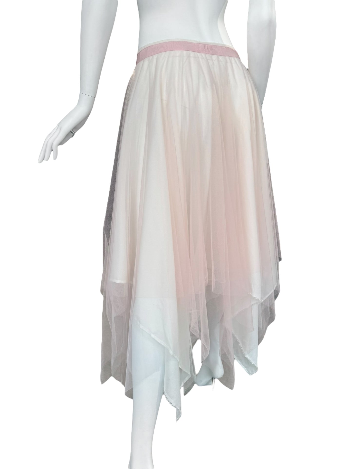 MARC LE BIHAN 2020s BABY PINK TULLE BALLERINA MAXI SKIRT