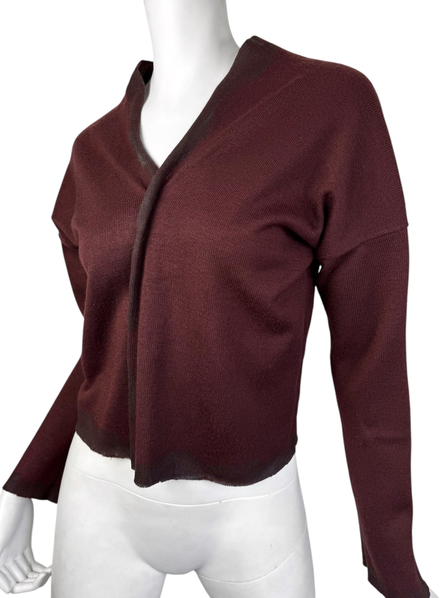 COMME DES GARÇONS SS1992 BROWN KNIT SWEATER