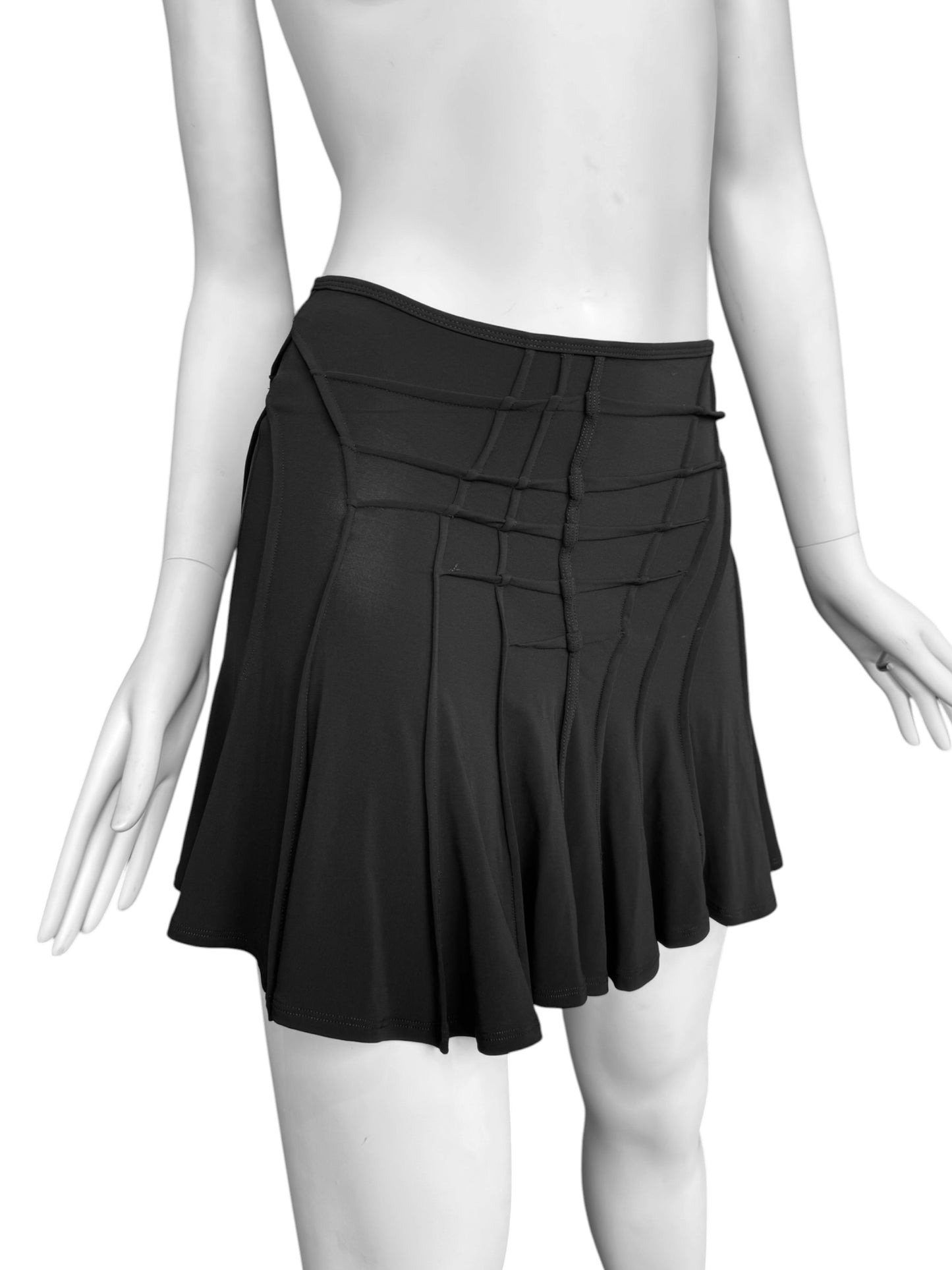 PLEIN SUD SS2004 BLACK MINI SKIRT