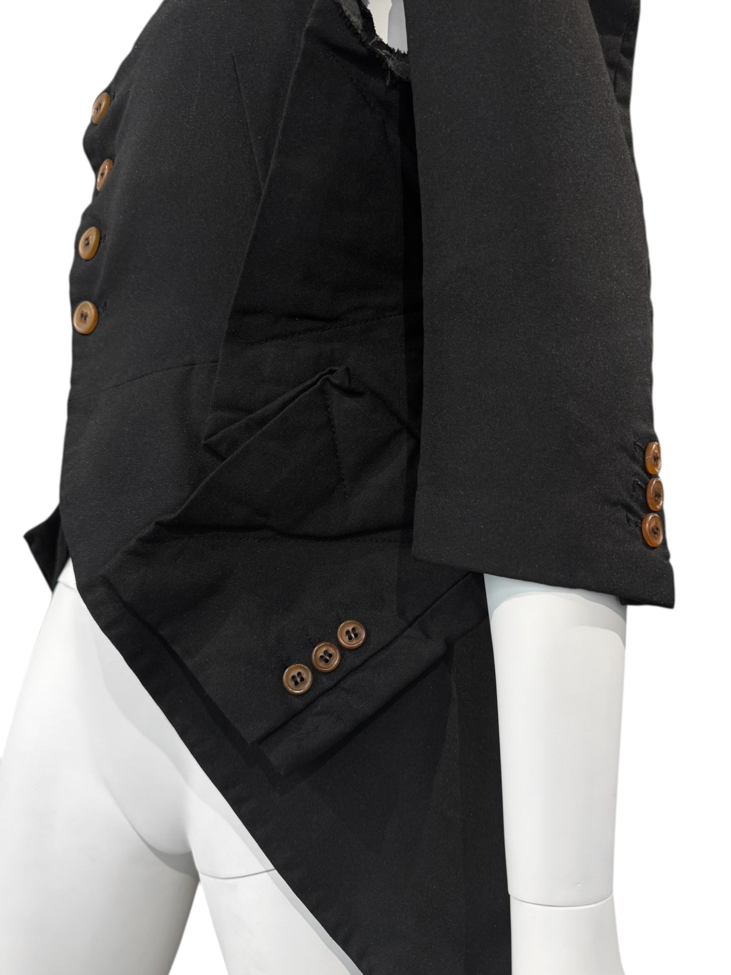 COMME DES GARÇONS SS2013 BLACK DECONSTRUCTED JACKET