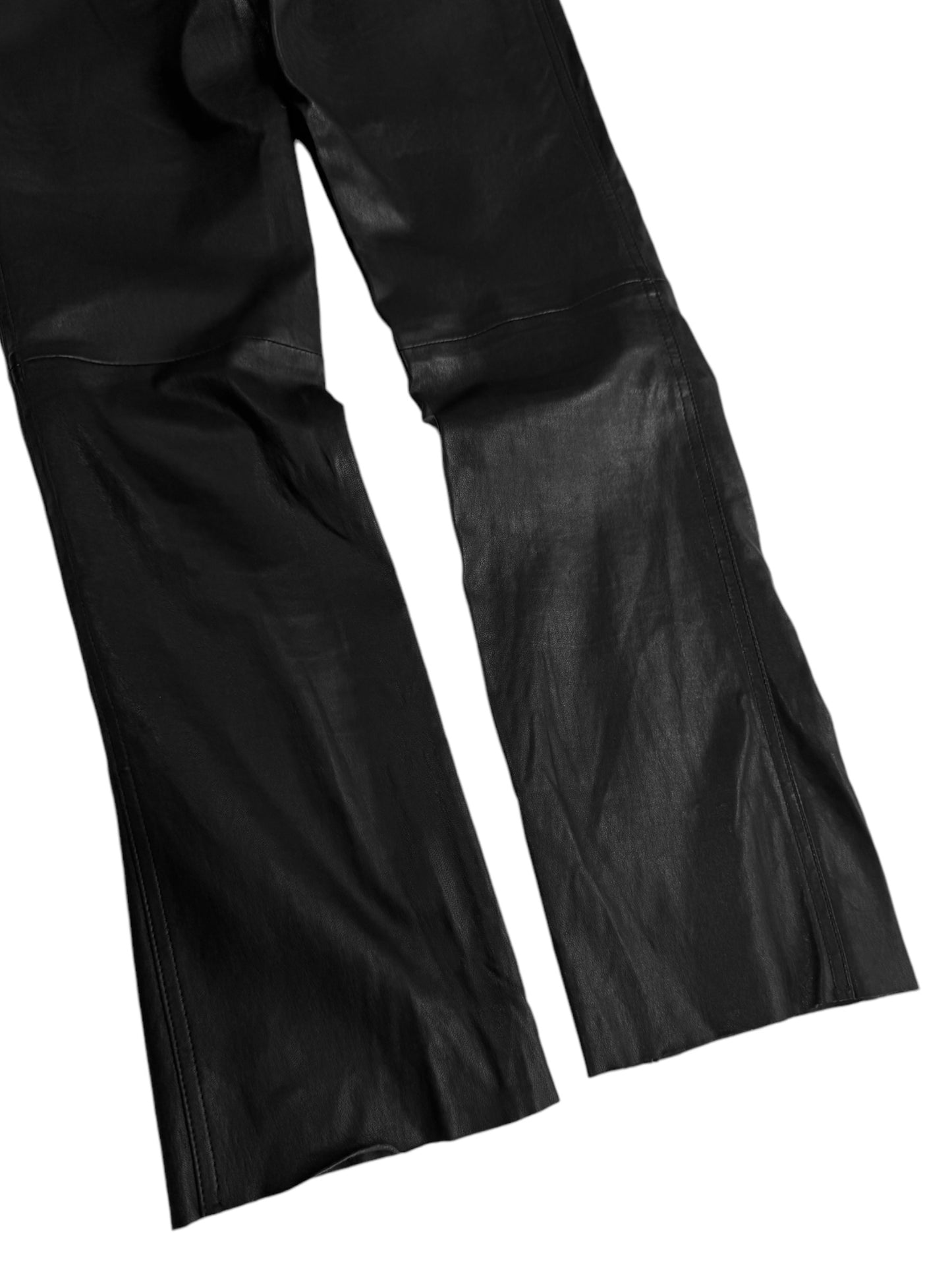 JITROIS 2010s BLACK LEATHER PANTS