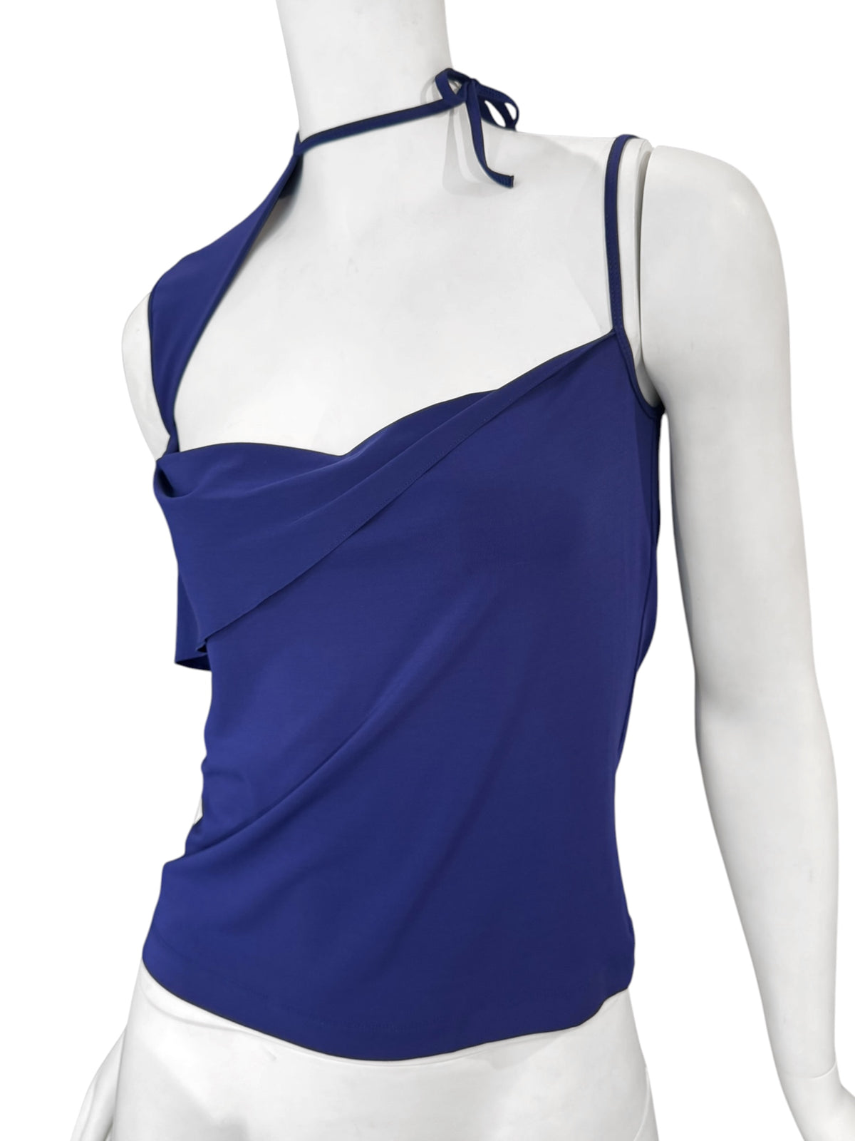 PLEIN SUD SS1998 PURPLE ASYMMETRICAL TANK TOP
