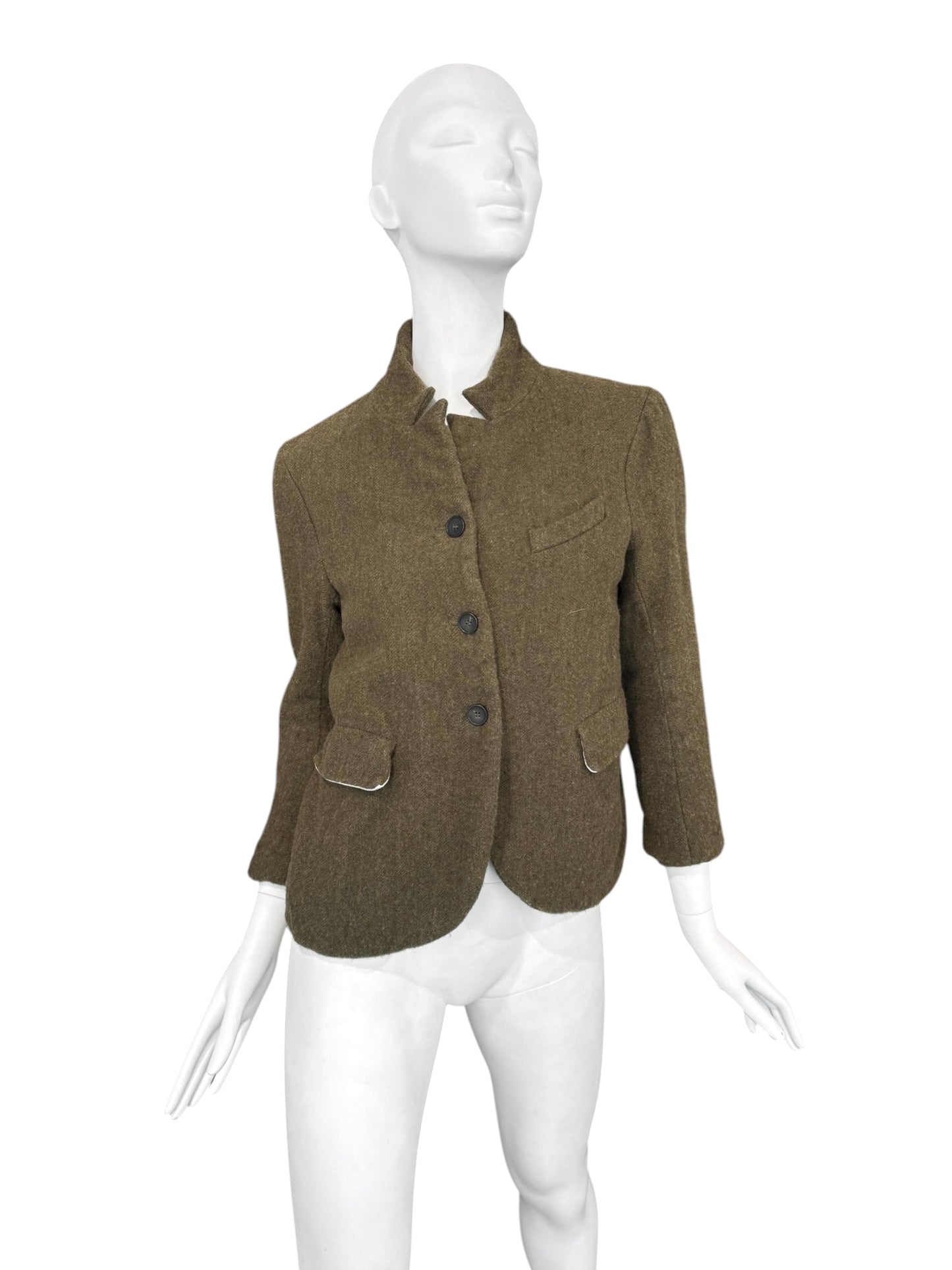 BERGFABEL 2010s GREEN WOOL JACKET