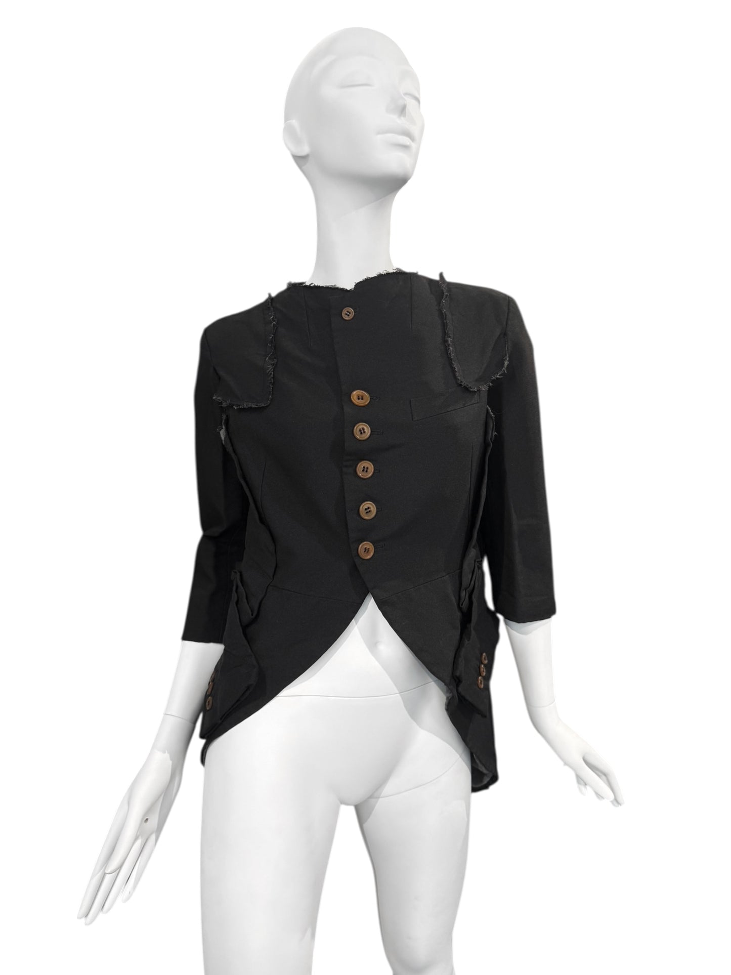 COMME DES GARÇONS SS2013 BLACK DECONSTRUCTED JACKET