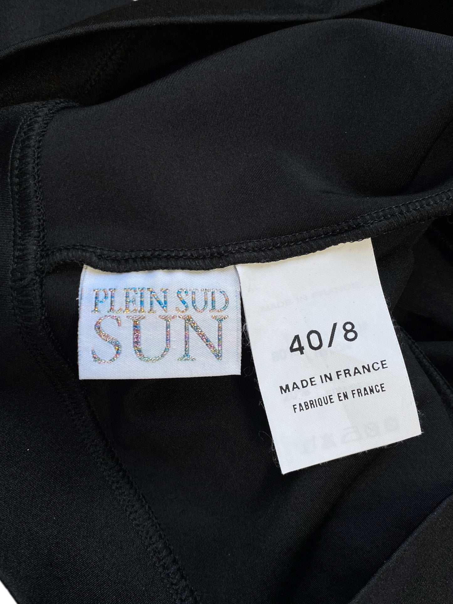 PLEIN SUD SUN 2000s BLACK SPORTY PANTS