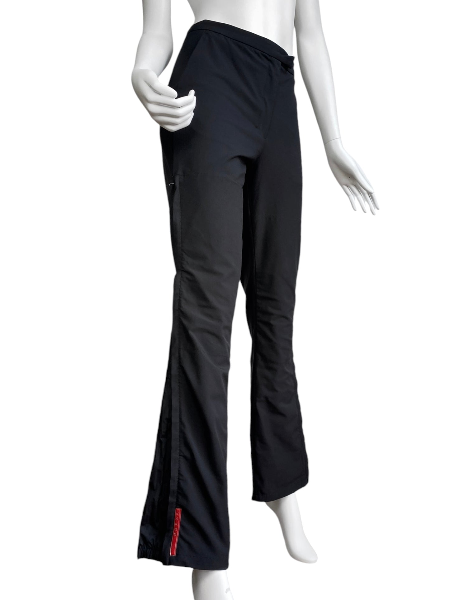 PRADA FW1999 BLACK FLARED PANTS