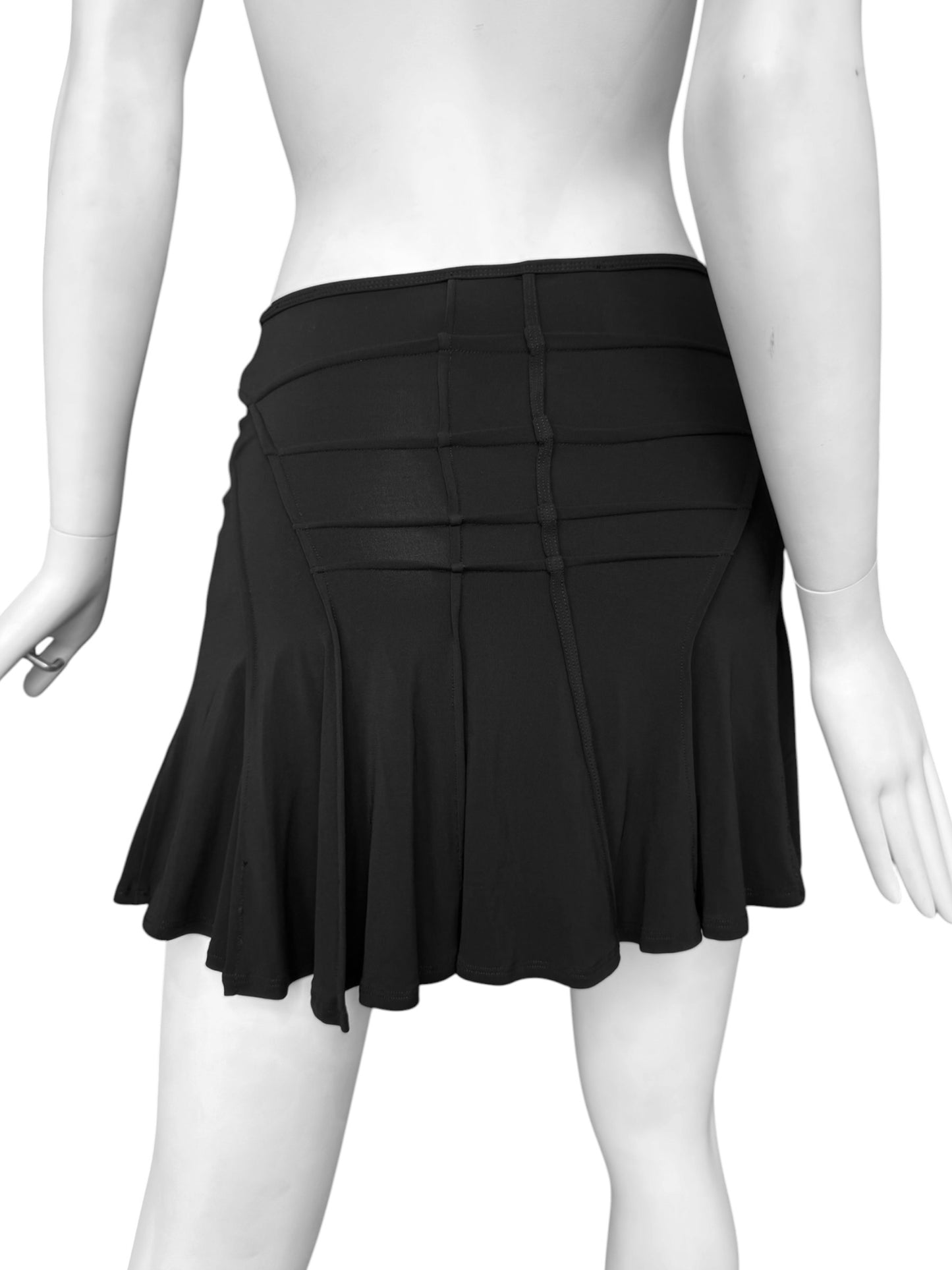 PLEIN SUD SS2004 BLACK MINI SKIRT