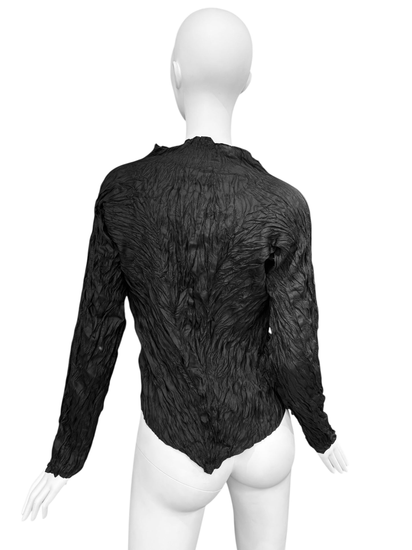 ISSEY MIYAKE SS1994 BLACK TEXTURED TOP