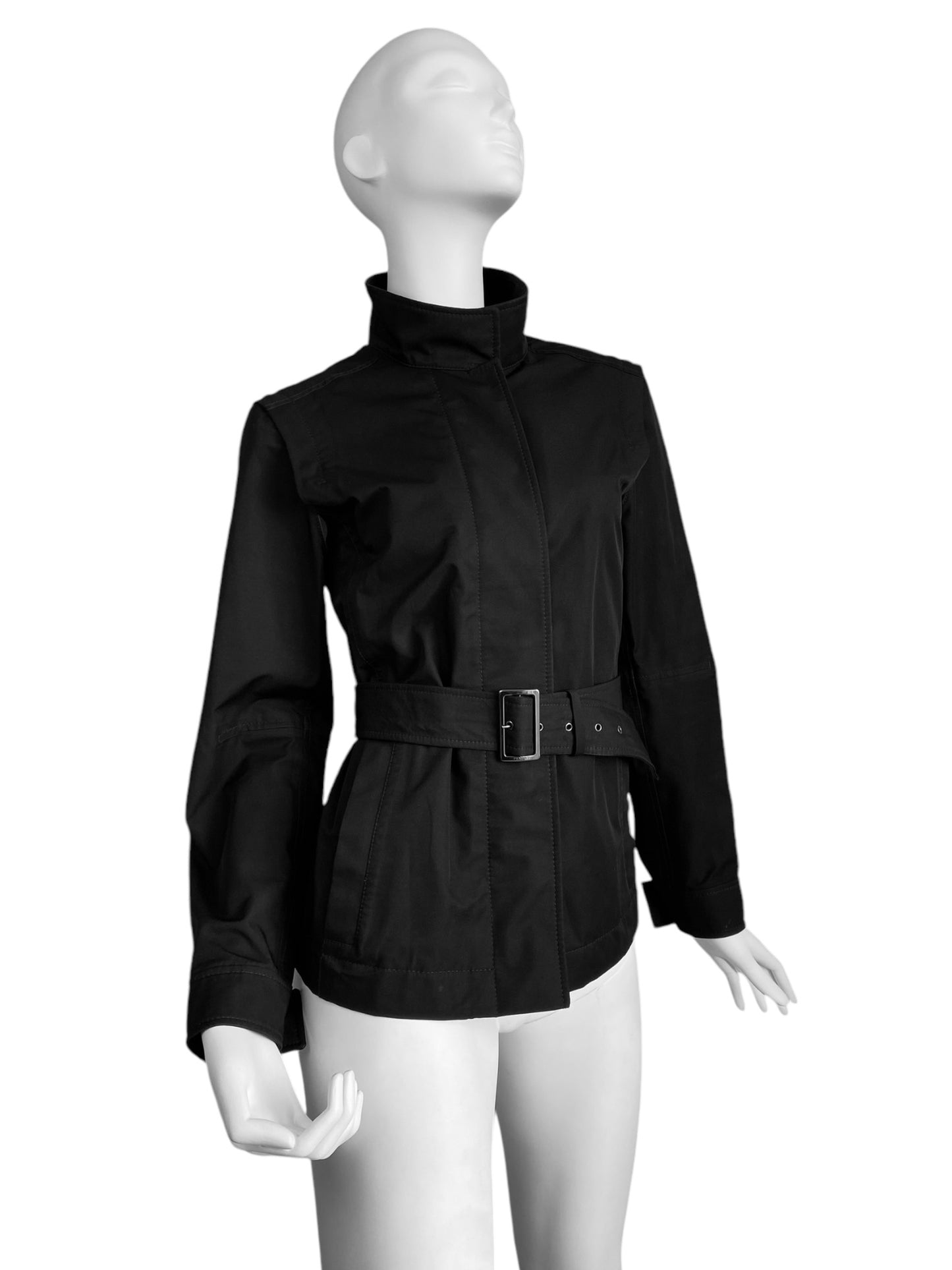 PRADA 1990s BLACK DETACHABLE SLEEVES JACKET