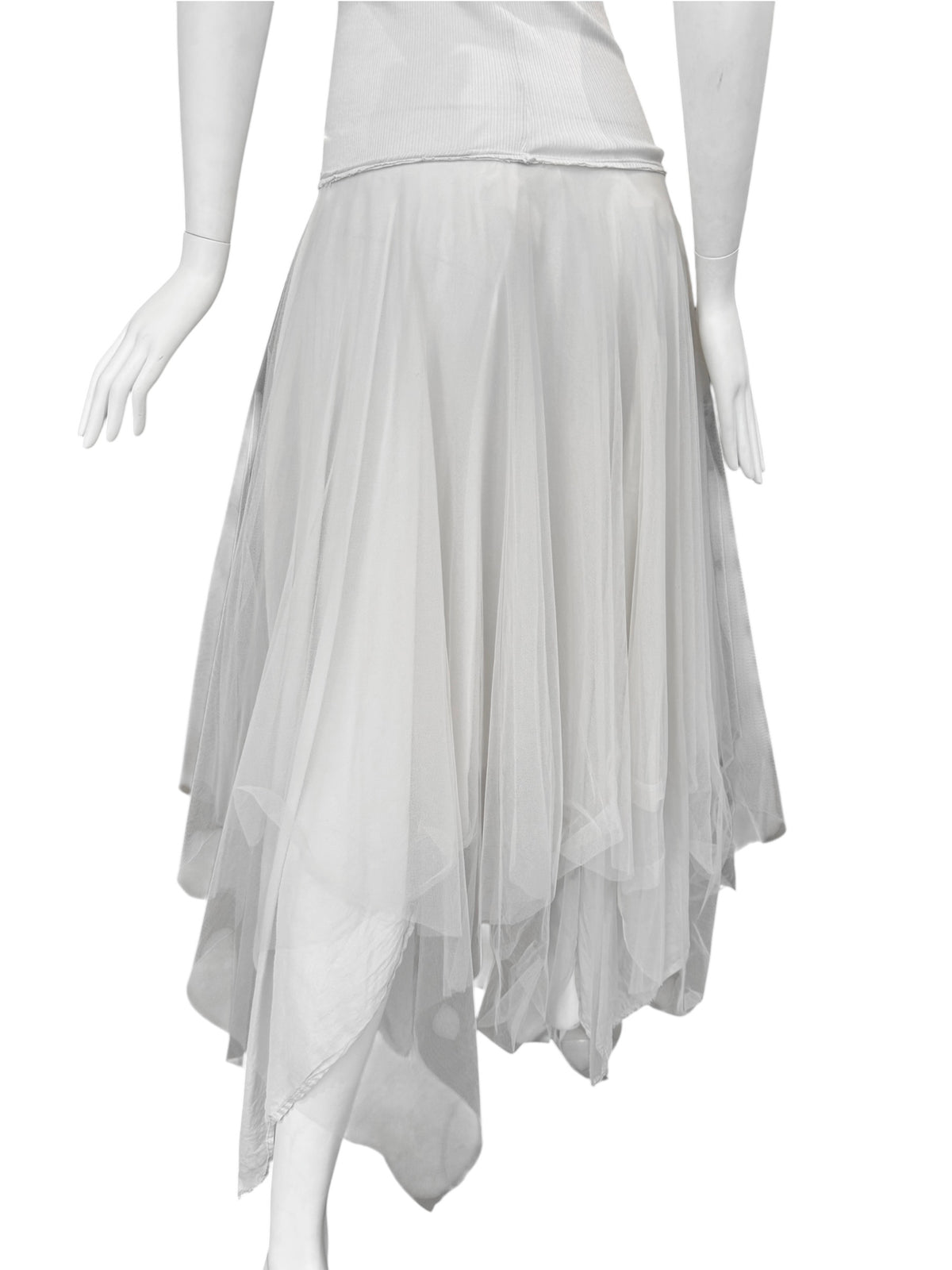 MARC LE BIHAN 2020s LIGHT GREY BALLERINA MAXI DRESS
