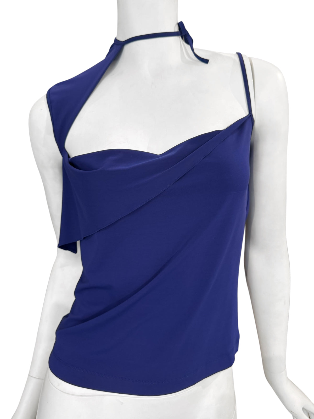 PLEIN SUD SS1998 PURPLE ASYMMETRICAL TANK TOP