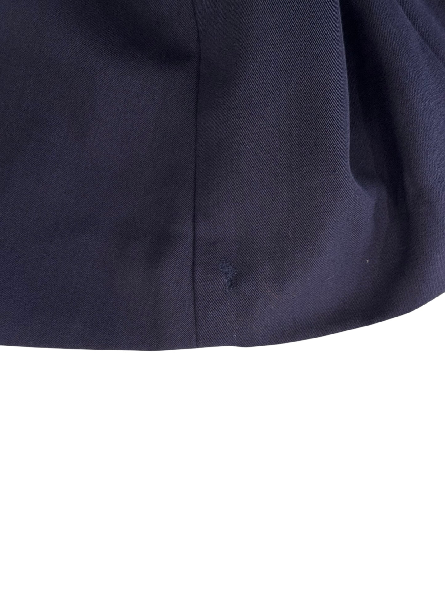 YOHJI YAMAMOTO SS1997 PURPLE WOOL DOUBLE BREASTED MAXI COAT