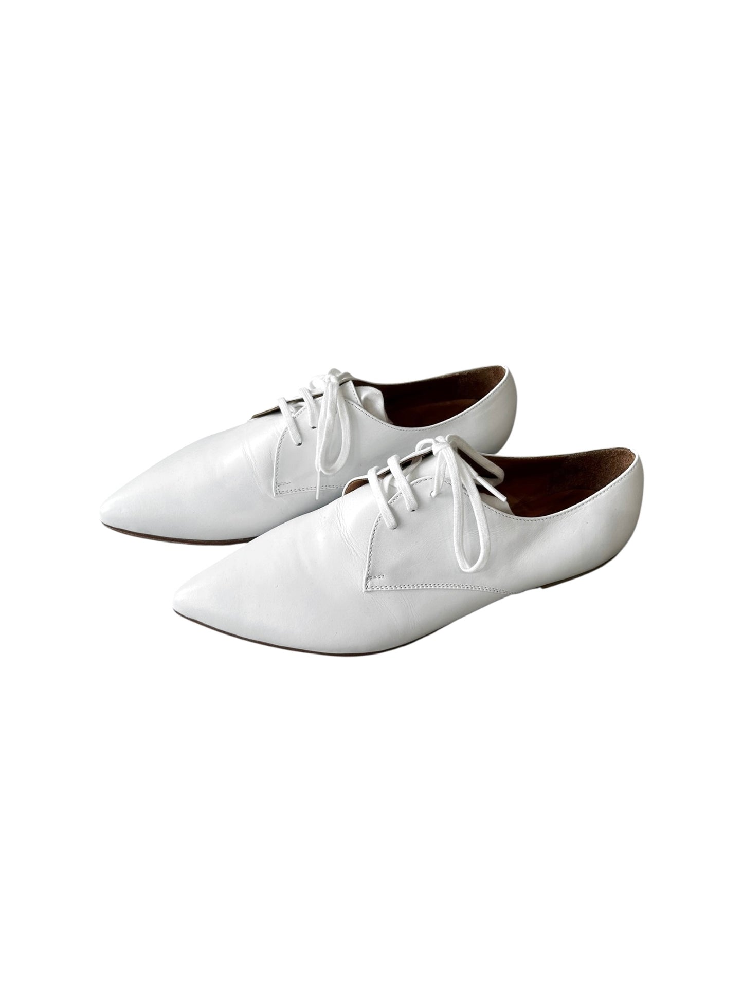 JUNYA WATANABE 2010s WHITE LEATHER DERBIES