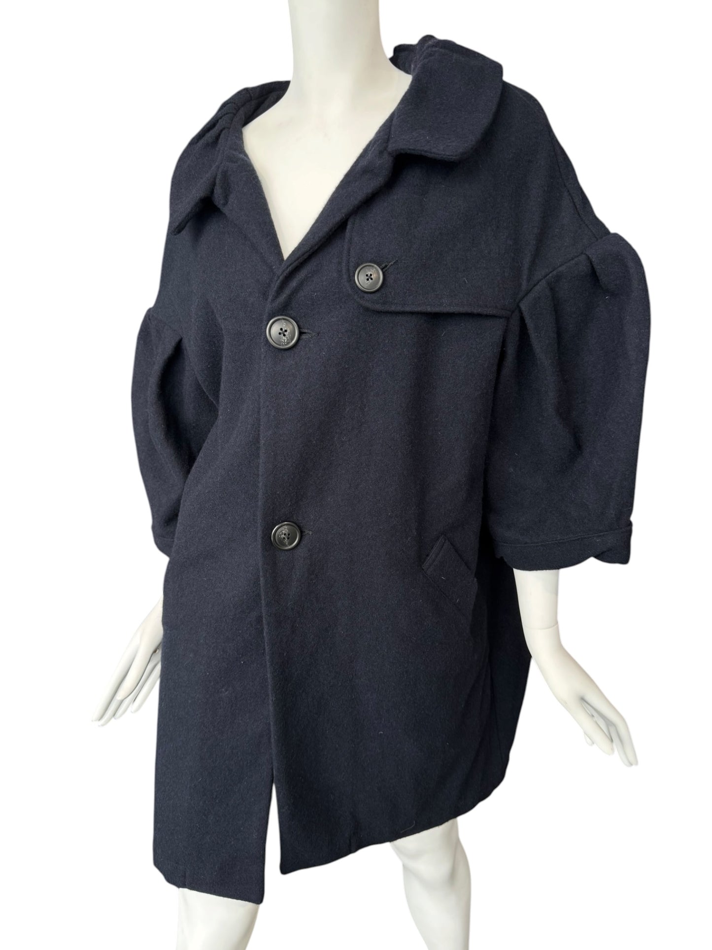 KAPITAL 2010s NAVY BLUE OVERSIZE JACKET
