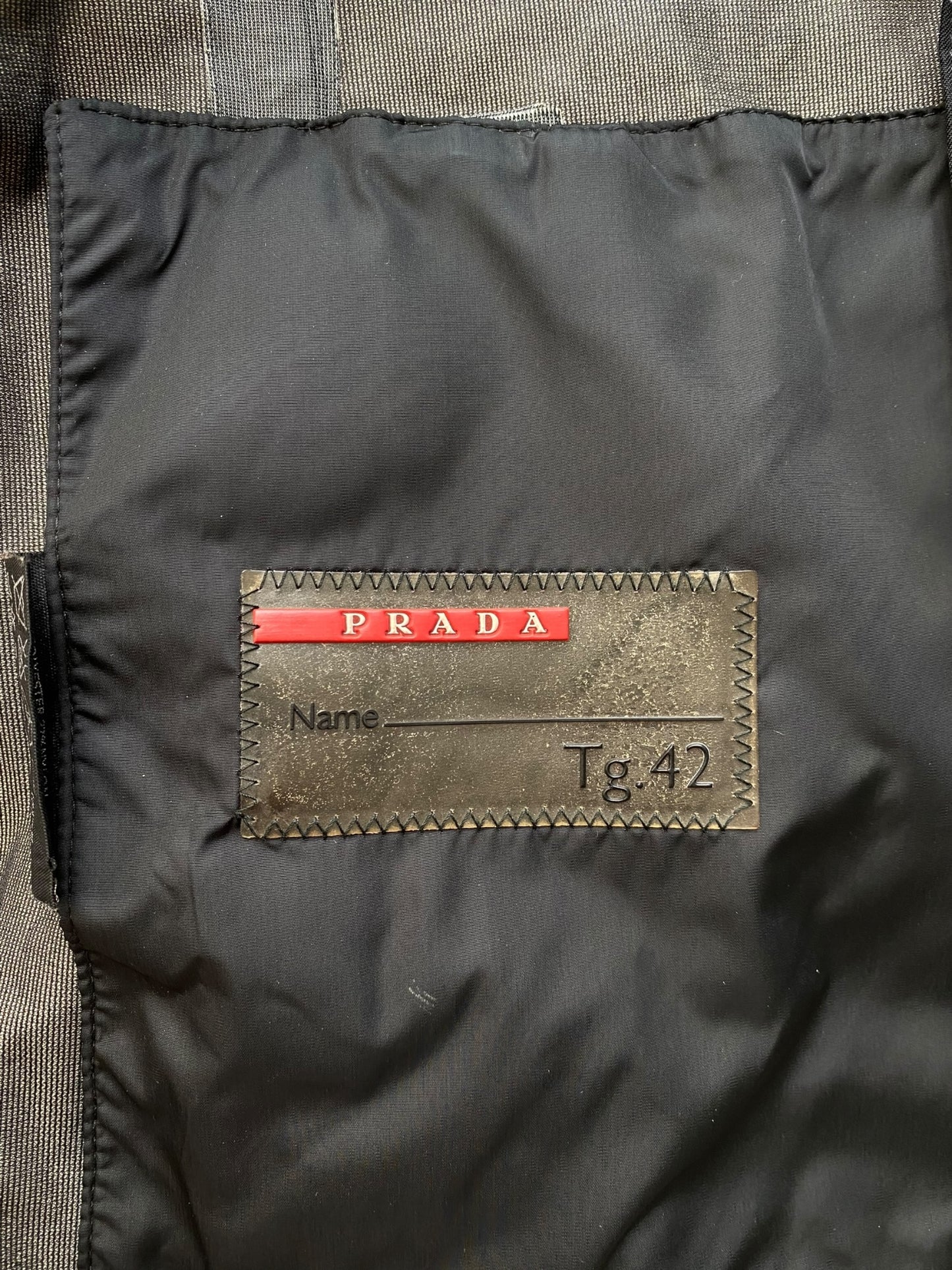 PRADA 1990s BLACK DETACHABLE SLEEVES JACKET