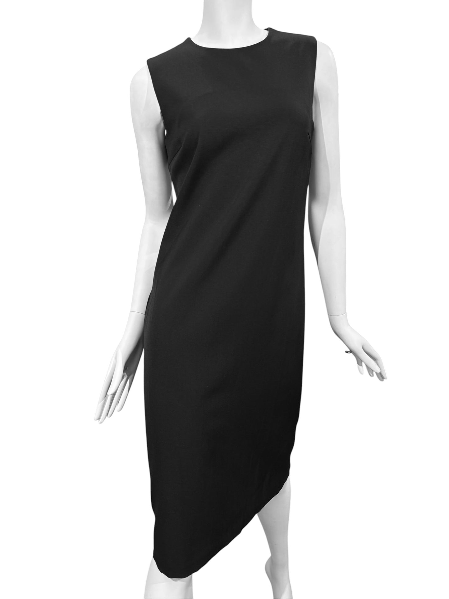 MAISON MARGIELA FW2018 BY JOHN GALLIANO BLACK BACK CUT OUT MIDI DRESS